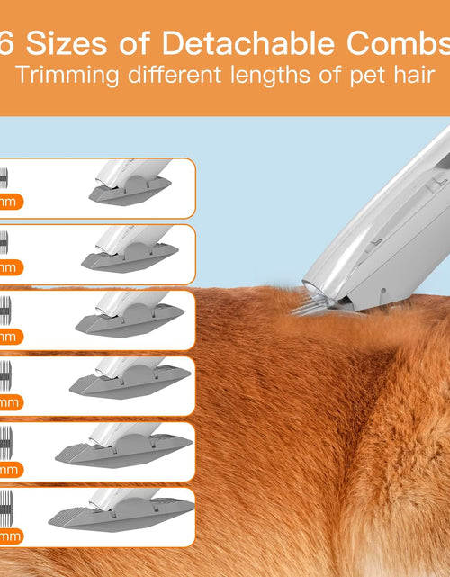 Load image into Gallery viewer, Dog Grooming Vacuum, Dog Grooming Kit,12000Pa Strong Pet Grooming Vacuum for Dogs, 2L Large Capacity Dog Vacuum for Shedding Grooming Hair, Dog Hair Vacuum, 5 Pet Grooming Tools, Quiet,Pg100
