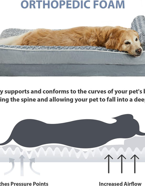 Load image into Gallery viewer, Orthopedic Dog Beds for Large Dogs-Waterproof Sofa Dog Bed with Removable Washable Cover, Large Dog Bed with Waterproof Lining and Nonskid Bottom,Pet Bed for Large Dogs
