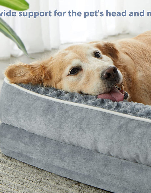 Load image into Gallery viewer, Orthopedic Dog Beds for Large Dogs-Waterproof Sofa Dog Bed with Removable Washable Cover, Large Dog Bed with Waterproof Lining and Nonskid Bottom,Pet Bed for Large Dogs
