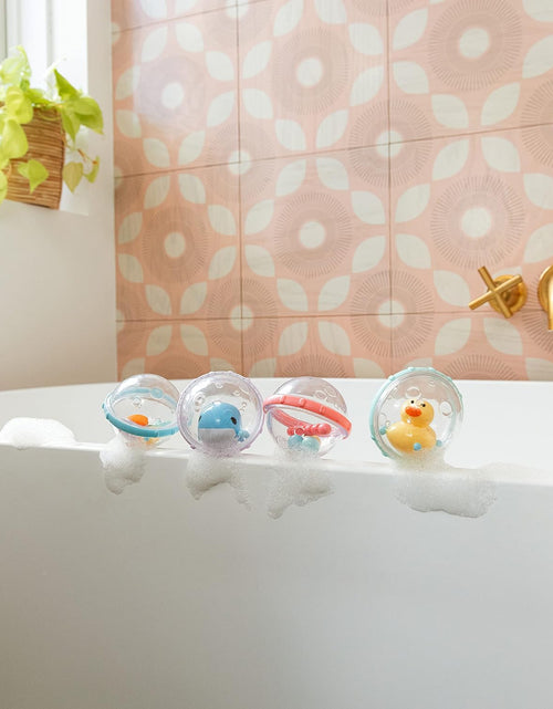 Load image into Gallery viewer, ® Float &amp; Play Bubbles™ Baby and Toddler Bath Toy, 4 Count
