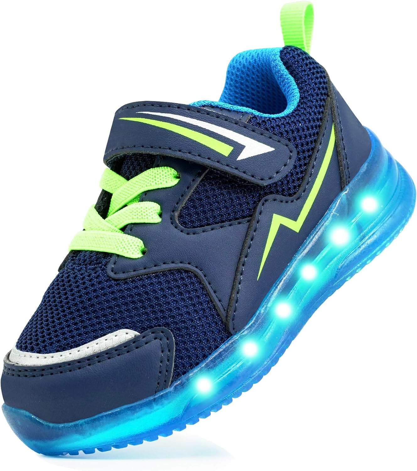 Light up Shoes for Boys Girls Toddler LED Flashing Sneakers Breathable Sport Walking Shoes for Kids