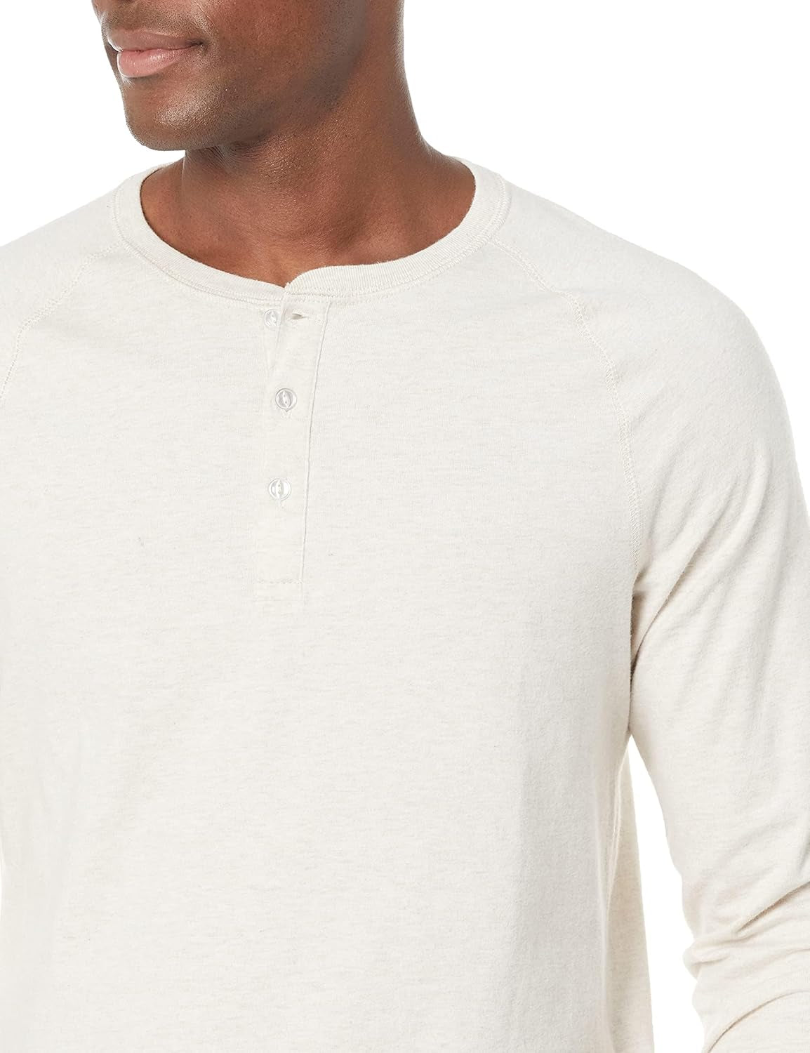 Men'S Slim-Fit Long-Sleeve Henley Shirt