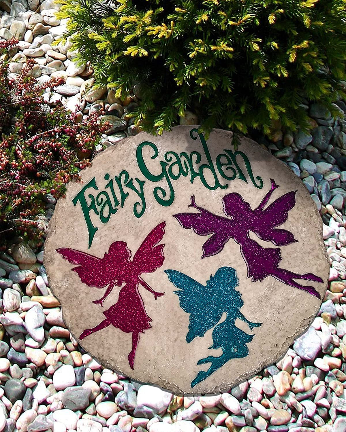 - Garden Décor - Nana'S Garden Stepping Stone - Decorative Stone for Garden - Resin