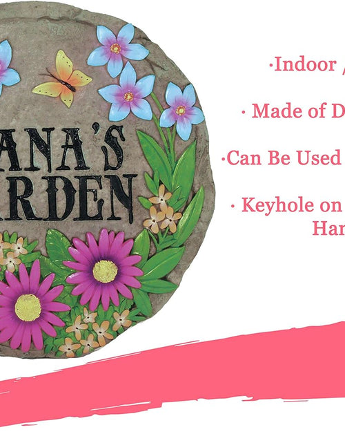 Load image into Gallery viewer, - Garden Décor - Nana&#39;S Garden Stepping Stone - Decorative Stone for Garden - Resin
