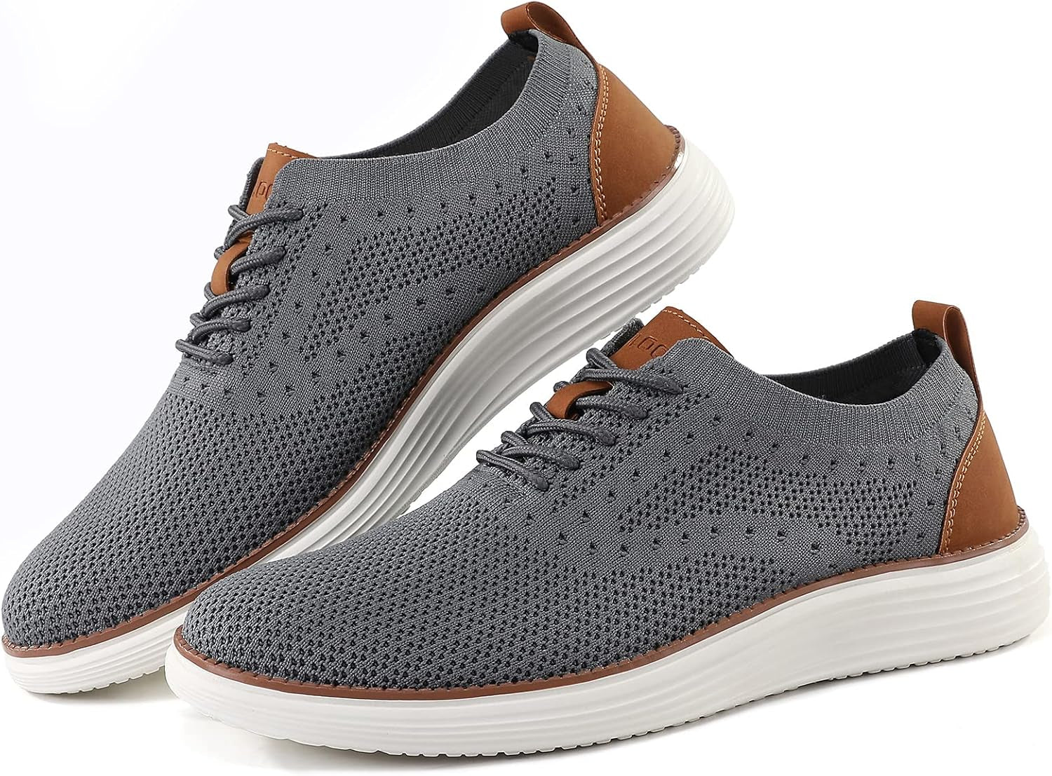 Men'S Casual Dress Sneakers Oxfords Business Mesh Breathable Walking Shoes Tennis Comfortable