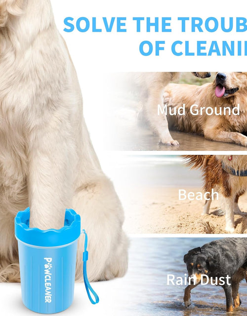 Load image into Gallery viewer, Dog Paw Cleaner, Washer, Buddy Muddy Pet Foot Cleaner for Small Medium Large Breed Dogs/Cats (With 3 Absorbent Towel)
