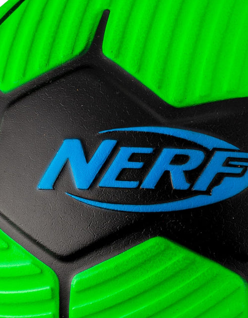 Load image into Gallery viewer, NERF Kids Foam Mini Soccer Ball - Proshot Youth Soccer Ball - 7&quot; Indoor + Outdoor Ball for Kids + Toddlers -Green/Blue
