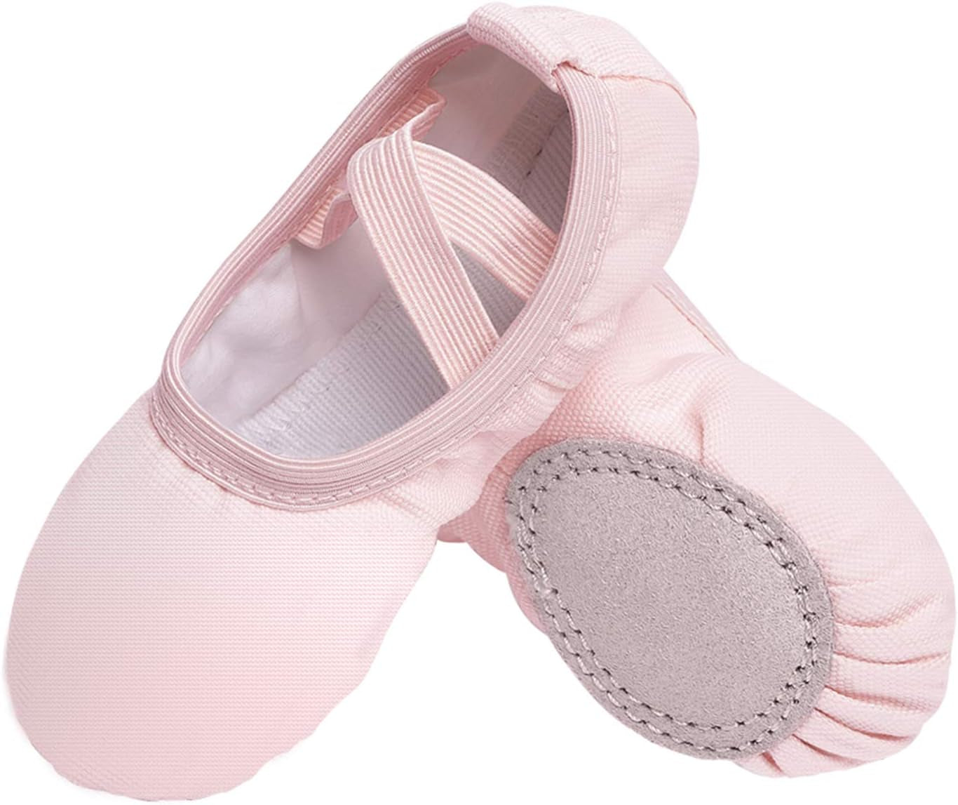 Canvas Ballet Shoes Toddler Girls Ballet Slippers No-Tie Boys Dance Shoes