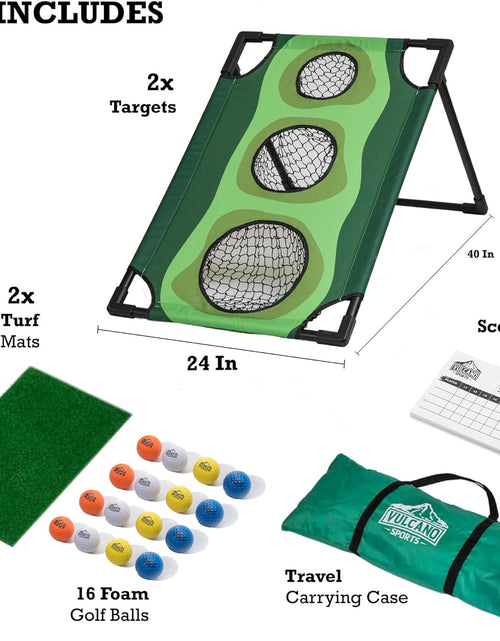 Load image into Gallery viewer, Par 1 Backyard Golf Cornhole Game, Golf Gifts for Men, Golf Accessories for Men, Golf Chipping Game, Golf Equipment, Golf Games for Adults Indoor, Golf Stuff, Golf Training Equipment, Golf Gift
