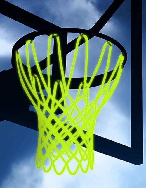 Load image into Gallery viewer, Nightlight Basketball Net Luminous Outdoor Portable Sun Powered Sports Nylon
