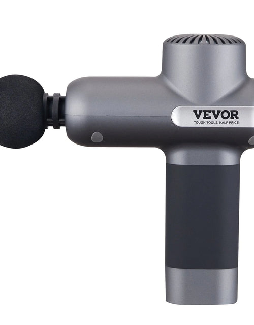 Load image into Gallery viewer, VEVOR Professional Deep Tissue Massage Gun - Percussion Muscle Massager for Athletes with 5 Speed Levels, 6 Interchangeable Massage Heads, 7.4V 2500mAh Battery, Handheld Electric Device for Pain Relief and Muscle Relaxation
