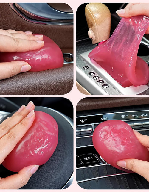 Load image into Gallery viewer, Car Cleaning Gel for Car Cleaning Putty Car Putty Car Interior Cleaner Car Slime Auto Detail Tools Car Accessories White Elephant Gifts for Adults Men Women Stocking Stuffers Pink
