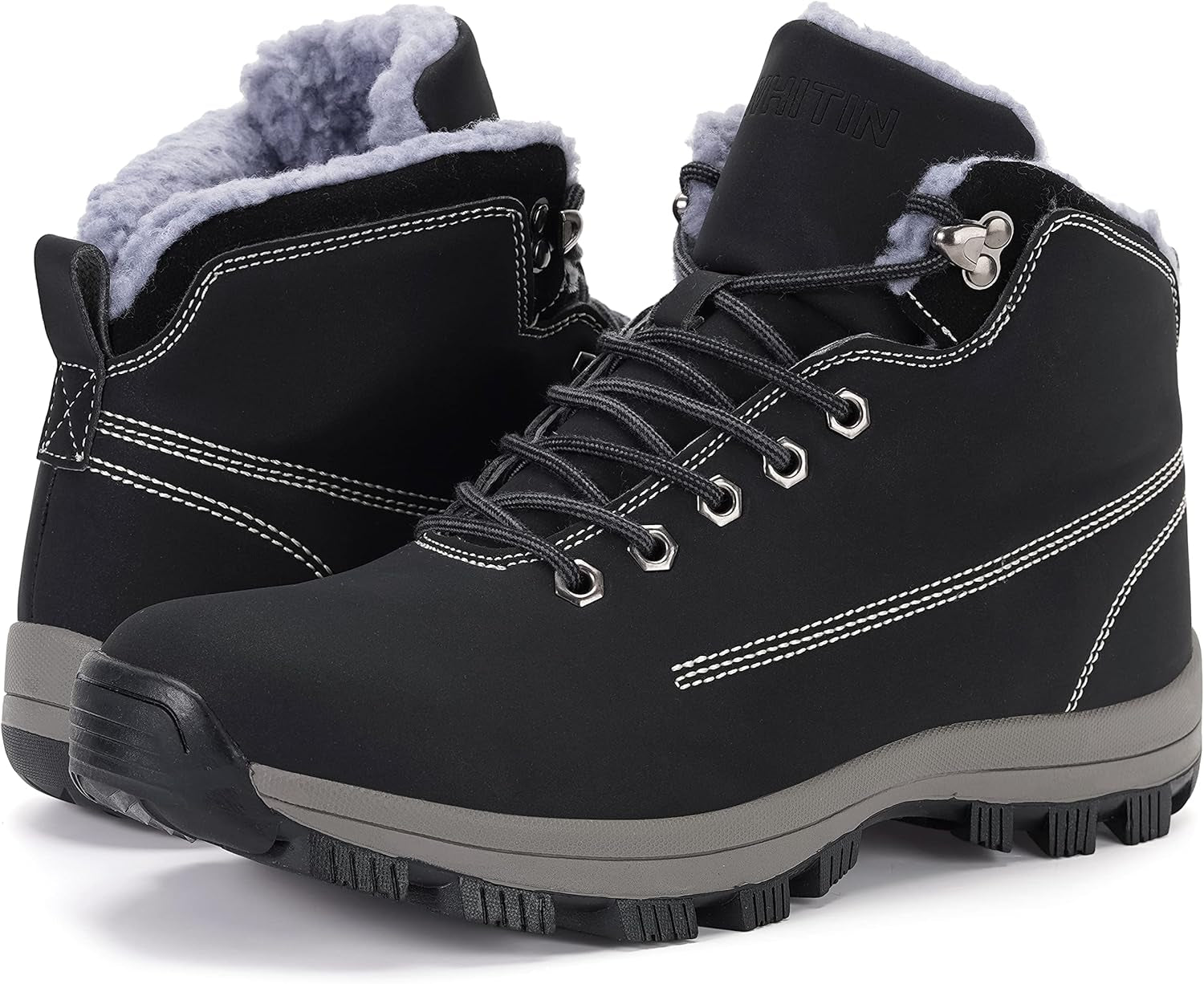 Men'S Waterproof Cold-Weather Snow Boots