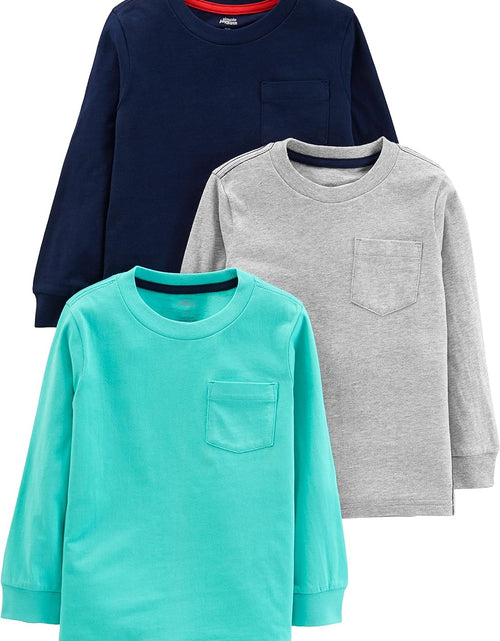 Load image into Gallery viewer, Boys&#39; 3-Pack Long Sleeve Shirts
