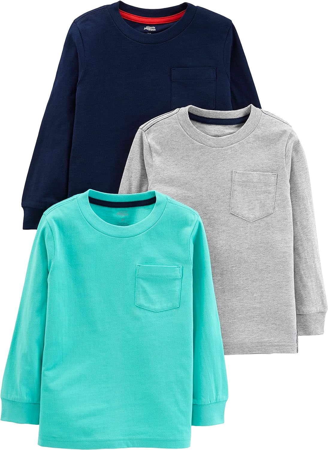 Boys' 3-Pack Long Sleeve Shirts