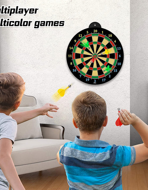 Load image into Gallery viewer, Magnetic Dart Board - 12Pcs Magnetic Darts - Excellent Indoor Game and Party Games - Gifts for 5 6 7 8 9 10 11 12 Year Old Boy Kids
