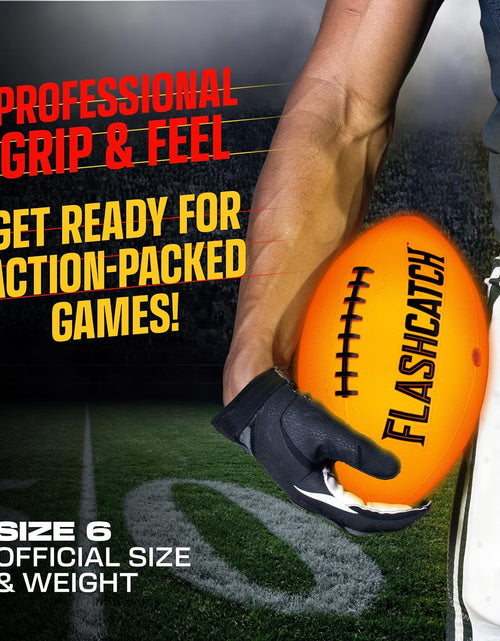 Load image into Gallery viewer, Light up Football - Glow in the Dark Ball - NO 6 - Outdoor Sports Birthday Gifts for Boys 8-15+ Year Old - Kids Teenage Youth Easter Gift Ideas Activity - Boy Toys Stuff Ages 8 9 10 11 12 13 14 15
