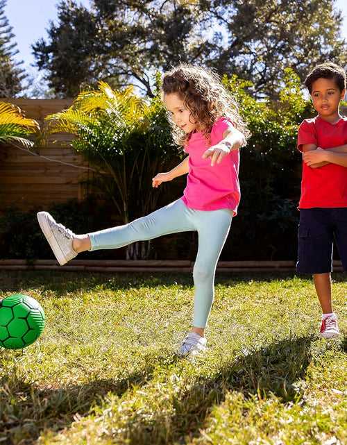 Load image into Gallery viewer, NERF Kids Foam Mini Soccer Ball - Proshot Youth Soccer Ball - 7&quot; Indoor + Outdoor Ball for Kids + Toddlers -Green/Blue
