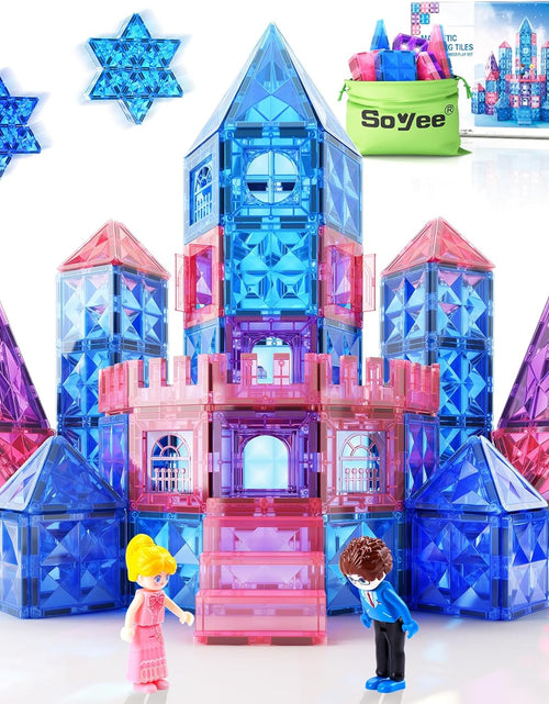 Load image into Gallery viewer, Diamond Magnetic Building Blocks - Frozen Princess Toys for 3-8 Year Old Girls &amp; Boys - 3 4 5 6 Year Old Girl Birthday Xmas Present
