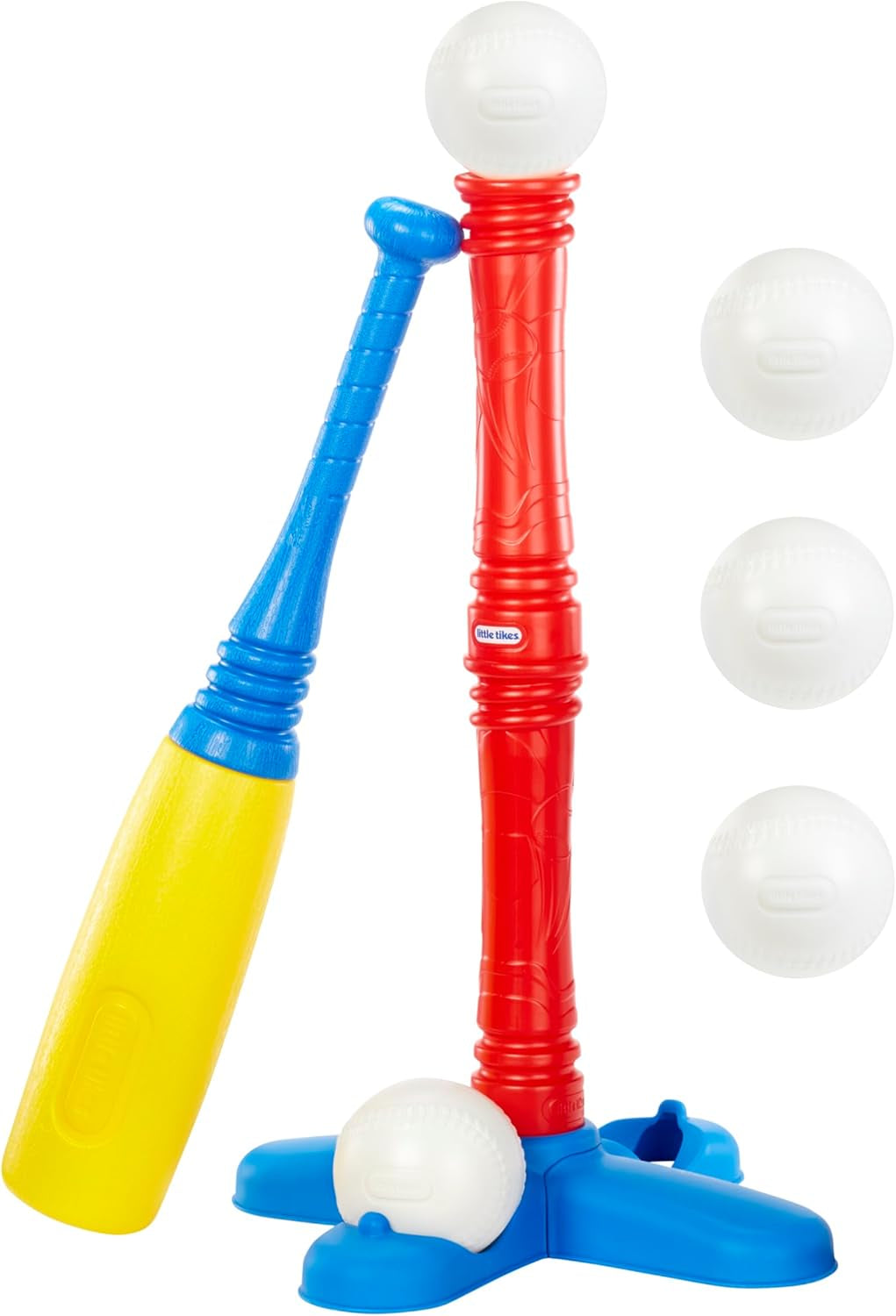 T-Ball Set, Red, 5 Balls, for Toddlers Ages 18+ Months – Amazon Exclusive