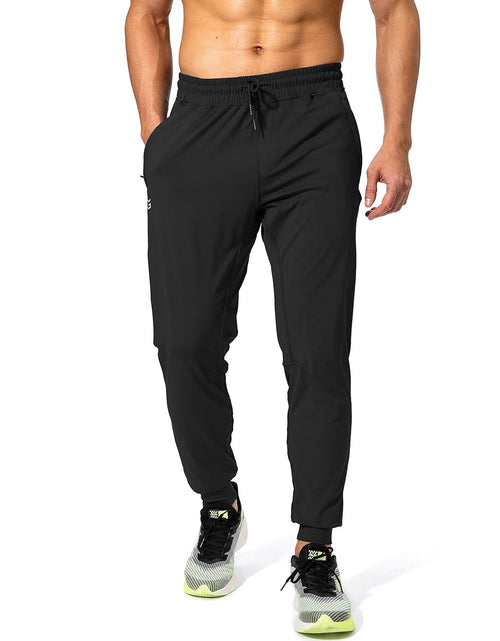 Load image into Gallery viewer, Men&#39;S Sweatpants with Zipper Pockets Athletic Pants Traning Track Pants Joggers for Men Soccer, Running, Workout
