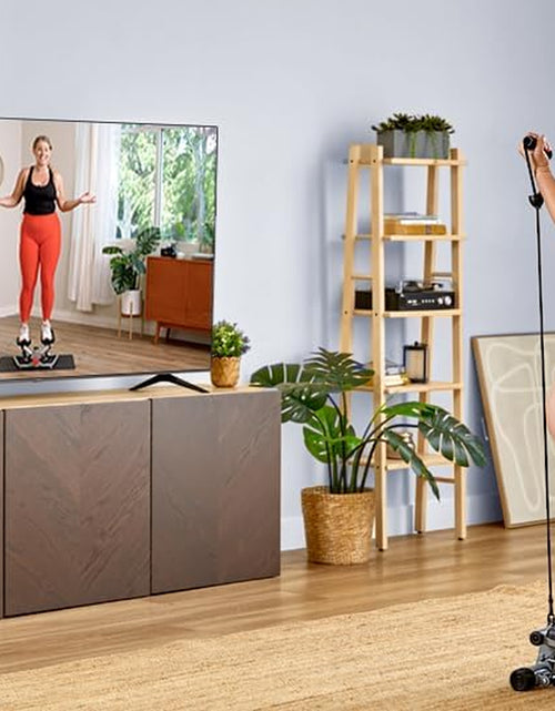 Load image into Gallery viewer, Mini Steppers for Exercise at Home, Stair Step Workout Machine with Optional Resistance Bands, Full Body Cardio Equipment, Optional Free Sunnyfit App Connection Smart Stepper
