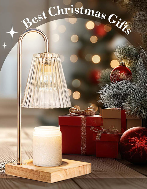 Load image into Gallery viewer, Candle Warmer Lamp, Electric Candle Lamp Warmer with Timer, Mom Christmas Birthday Gifts for Women, House Warming Gifts New Home Bedroom Decor, Dimmable Wax Melt Warmer with 2 Bulbs
