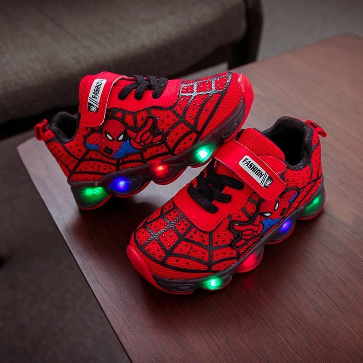 Children'S Casual Shoes Boys Breathable Non-Slip Light Sneakers Unisex Luminous Sneakers for Girls Sport Running Shoes