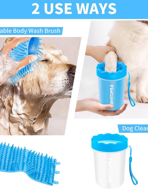 Load image into Gallery viewer, Dog Paw Cleaner, Washer, Buddy Muddy Pet Foot Cleaner for Small Medium Large Breed Dogs/Cats (With 3 Absorbent Towel)
