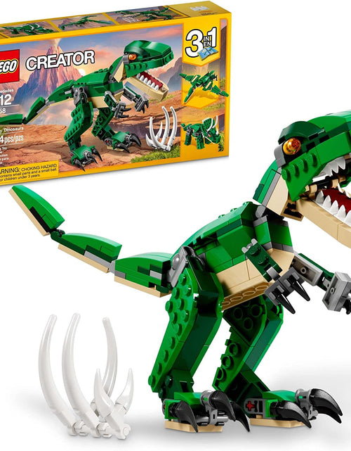 Load image into Gallery viewer, Creator 3 in 1 Mighty Dinosaur Toy, Transforms from T. Rex to Triceratops to Pterodactyl Dinosaur Figures, Great Gift for 7-12 Year Old Boys &amp; Girls, 31058
