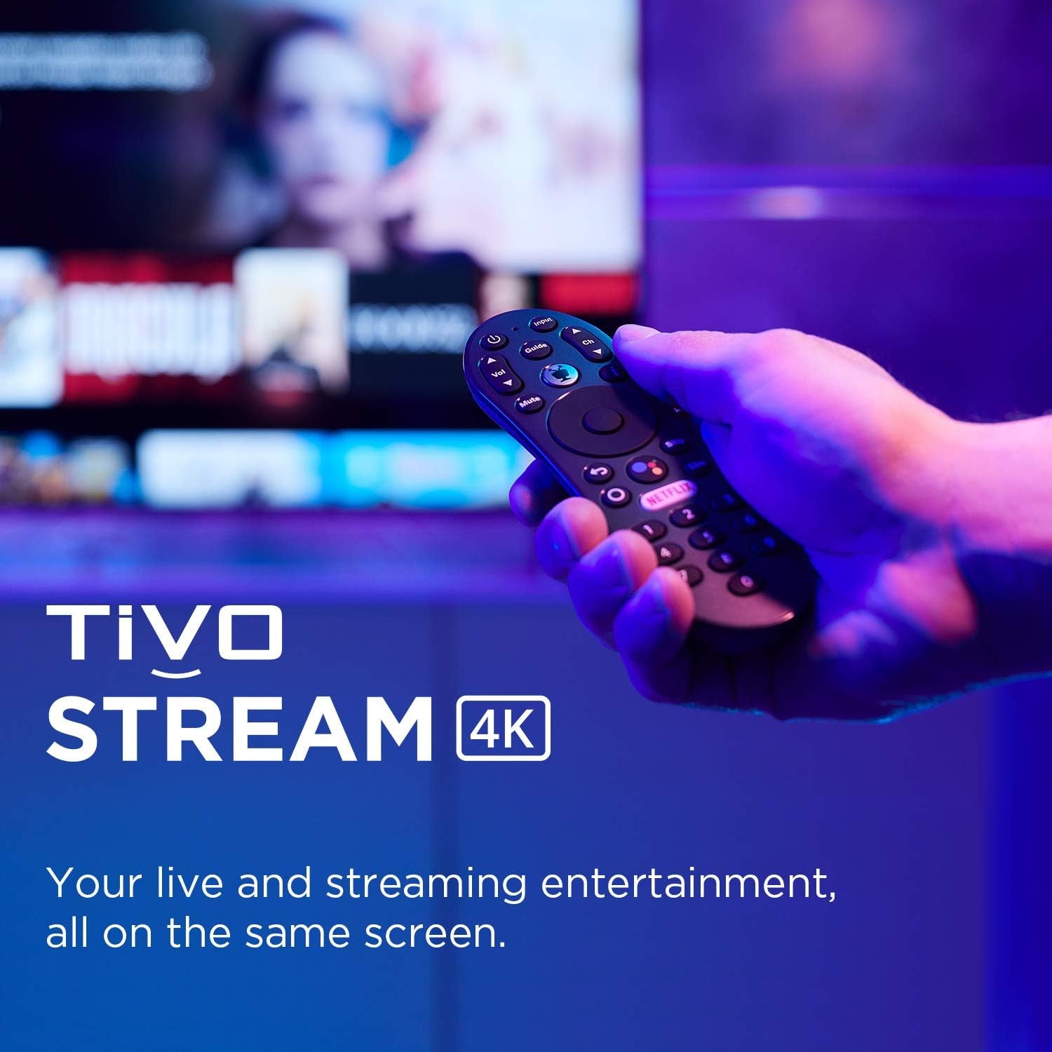 Stream 4K – Every Streaming App and Live TV on One Screen – 4K UHD, Dolby Vision HDR and Dolby Atmos Sound – Powered by Android TV – Plug-In Smart TV, One Size