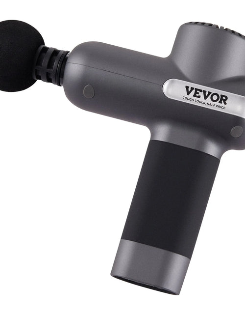 Load image into Gallery viewer, VEVOR Professional Deep Tissue Massage Gun - Percussion Muscle Massager for Athletes with 5 Speed Levels, 6 Interchangeable Massage Heads, 7.4V 2500mAh Battery, Handheld Electric Device for Pain Relief and Muscle Relaxation
