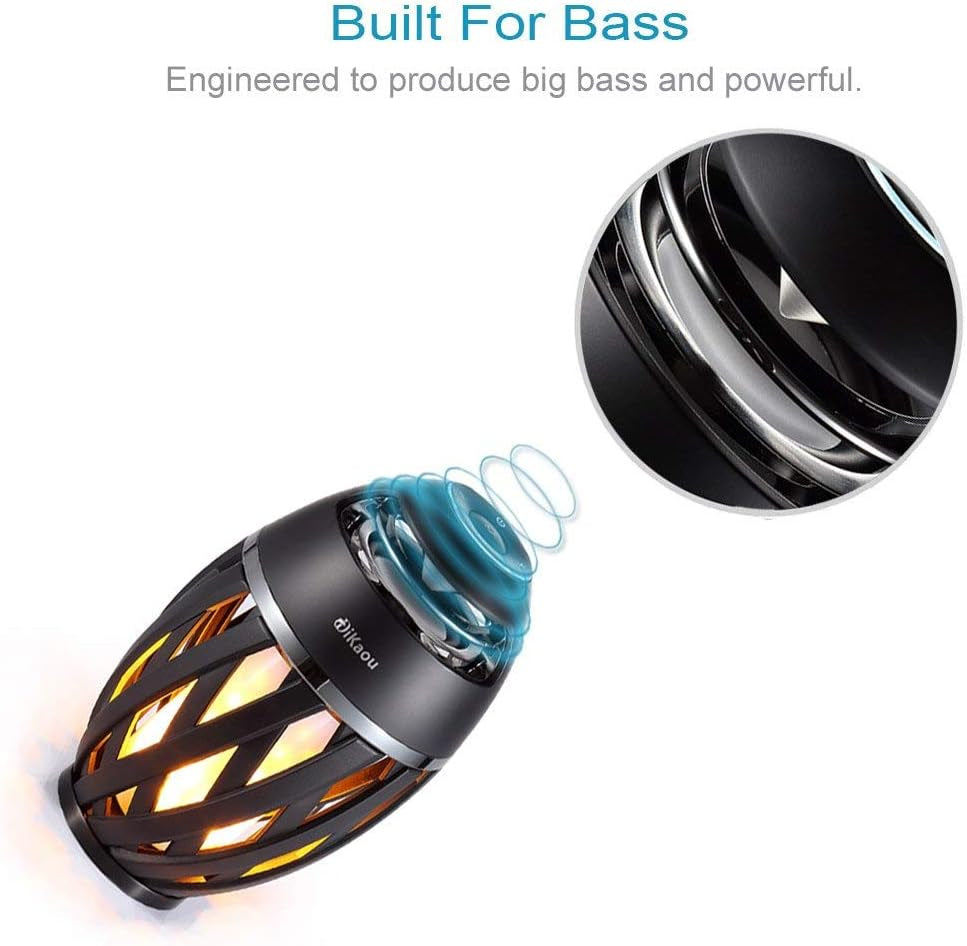 Gifts for Men, Him, Outdoor Bluetooth Speaker, Unique Gifts for Men Him Dad, Wireless Speaker Waterproof with Torch Light, BT5.0 with HD Audio and Enhance Bass, Birthdays Gifts for Men Her Women