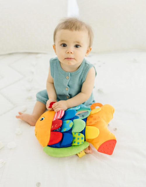 Load image into Gallery viewer, Flip Fish Soft Baby Toy Sensory Tummy Time Toys, Soft Fabric Tag Toy for Babies, Infants
