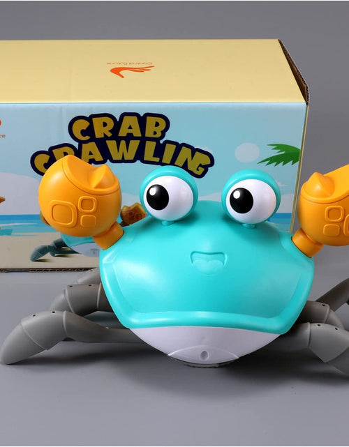 Load image into Gallery viewer, Crawling Crab Baby Toy - Infant Tummy Time Toys 3 4 5 6 7 8 9 10 11 12 Babies Boy 3-6 6-12 Learning Crawl 9-12 12-18 Walking Toddler 36 Months Old Music Development 1St Birthday Gifts
