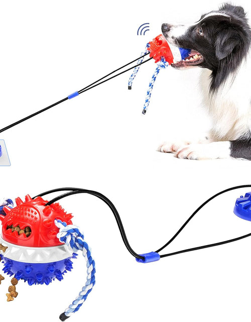 Load image into Gallery viewer, Dog Toys for Aggressive Chewers Interactive Dog Toys, Suction Cup Dog Toy Tug of War Indestructible, Dog Puzzle Toys Treat Food Dispensing Ball, Dog Enrichment Toys
