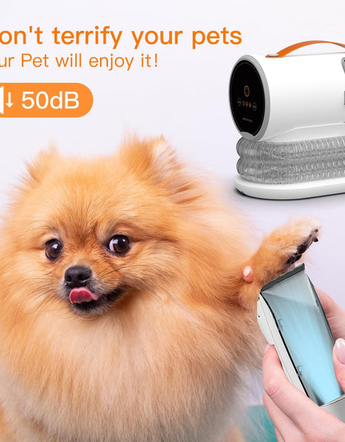 Load image into Gallery viewer, Dog Grooming Vacuum, Dog Grooming Kit,12000Pa Strong Pet Grooming Vacuum for Dogs, 2L Large Capacity Dog Vacuum for Shedding Grooming Hair, Dog Hair Vacuum, 5 Pet Grooming Tools, Quiet,Pg100
